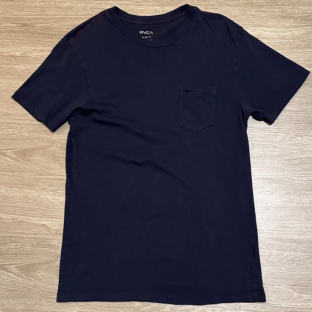 RVCA Men’s Pigment Dye Slim Fit T-Shirt (Medium)